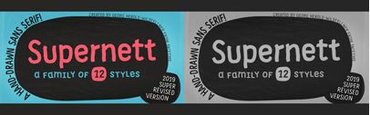 FaceType released a new version of Supernett.