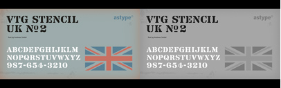 Astype released Vtg Stencil UK No2.