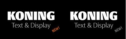LucasFonts released Koning Display.