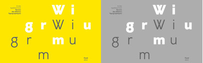 Bureau des Affaires Typographique has released a new geometric sans serif‚ Wigrum‚ by Feed.
