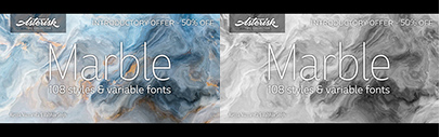 URW Type Foundry released Marble designed by Vaibhav Singh and Alessia Mazzarella.