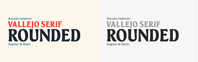 Estudio Calderon released Vallejo Serif Rounded.