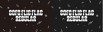 Contrast Foundry released CoFo FlicFlac.