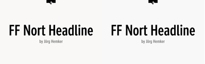 FontFont released FF Nort Headline.