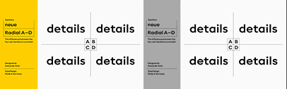Neue released Neue Radial designed by Alexander Roth.