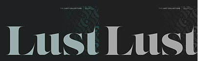Positype released Lust Collection.