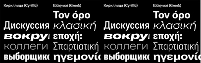 GT America now supports Cyrillic‚ Greek‚ and Vietnamese.