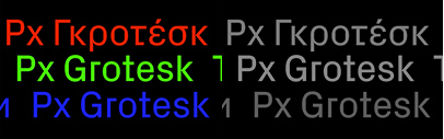 Optimo released Px Grotesk Pan.