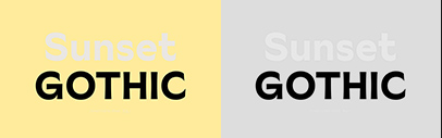 Colophon Foundry released Sunset Gothic.