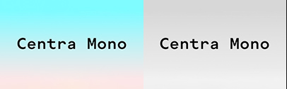 Sharp Type released Centra Mono.