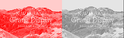 Apex Type Foundry released Granit Display.
