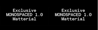 Displaay Type Foundry released Matter Mono.