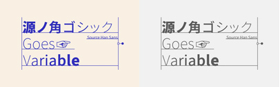 Adobe released a variable font version of Source Han Sans.