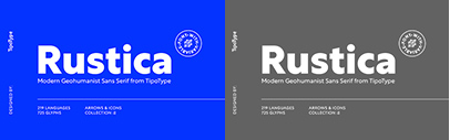 TipoType released Rustica.