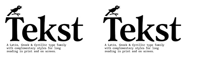 Tekst designed by Lewis McGuffie was added to Future Fonts.