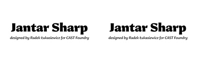 CAST released Jantar Sharp designed by Radek Łukasiewicz.