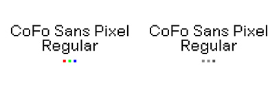 Contrast Foundry released CoFo Pixel‚ CoFo Sans’s pixel sibling.