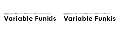 Letters from Sweden released a Variable font version of Funkis.