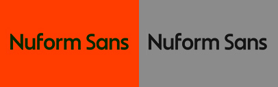 Nuform Type released Nuform Sans.