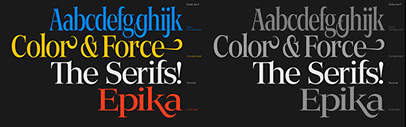 Superior Type released Epika Serif. It comes in four widths.