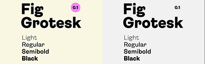 Fig Grotesk designed by Tien-Min Liao was added to Future Fonts.