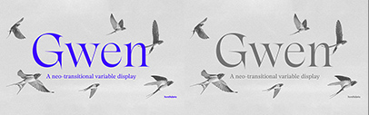 Fontfabric released Gwen.