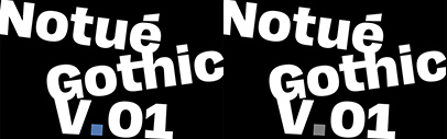 Notué Gothic by Raúl Israel was added to Future Fonts.