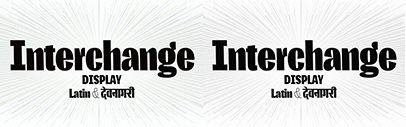 Interchange Display by Rob Keller and Kimya Gandhi was added to Future Fonts.