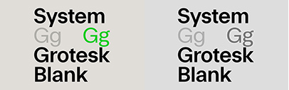 Frost released System Blank‚ System Grotesk‚ and System Mono.