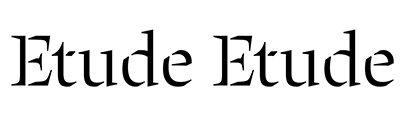Order Type Foundry released Etude designed by Emily Atwood.
