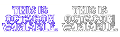 The type design class at HAW Hamburg led by Pierre Pané-Farré released Octagon Variable‚ a variable font.