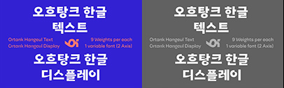Lo-ol Type released Ortank Hangeul.