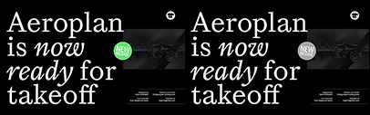 Type Together released Aeroplan designed by Nina Faulhaber.
