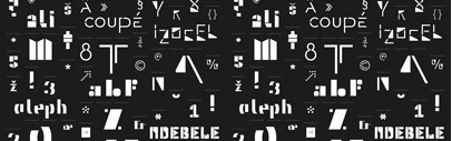 Nouvelle Noire has published the “Apeloig Type Library” which is a compilation of ten typefaces created by the french designer Philippe Apeloig.