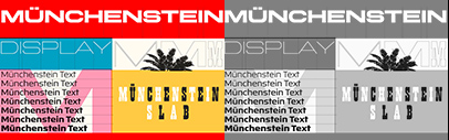 Typotheque released Münchenstein.