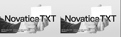 Briefcase Type Foundry released BC Novatica TXT‚ a new extension of the original BC Novatica family.