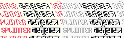 Splinter by Universal Thirst was added to Future Fonts.