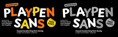 Type Together released Playpen Sans.
