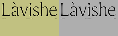 Lavishe by Duong Tran was added to Future Fonts.