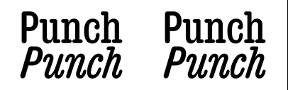 Commercial Type released Punch designed by Paul Barnes with Tim Ripper. It’s available in the Vault.