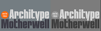 The Foundry Types released Architype Motherwell.