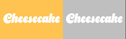 Mark Simonson Studio released Cheesecake.