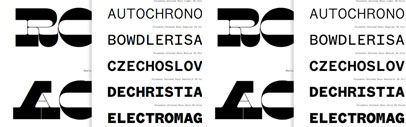 New fonts from Klim Type Foundry — Maelstrom and Founders Grotesk Mono.
