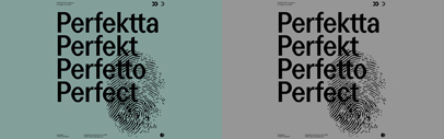 Displaay Type Foundry released Perfektta.