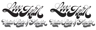 Beatle‚ a mixture of Spencerian and typefaces in the 60’s like Gonzales Jeanette and Brandywine. 50% off till March 4.