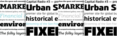 Bague Slab Pro and Benchmark Pro‚ new typefaces by @parachutefonts.