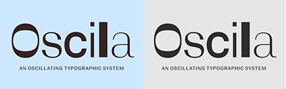 Tipografies released Oscila.