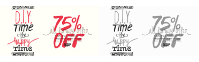 D.I.Y. Time‚ a hand drawn type system published by @Latinotype. 75% off till April 24.
