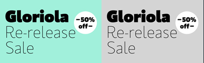 Gloriola by @SCTF Re-release Sale 50% off till April 1.