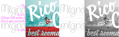 LolaLola FY and Coco FY‚ new script typefaces by @fontyouverymuch. 50% off till May 12.